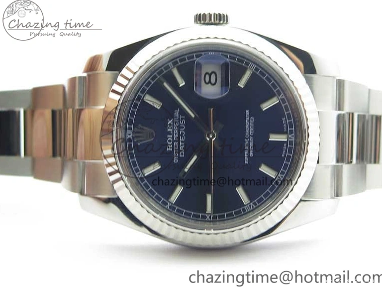 Best AAA Replica Sites 1:1 Steel Bracelet 36 ARF Blue SH3135 904L 116234 Oyster on Best DateJust SS V Edition Dial ZeroBulk 3198 0103